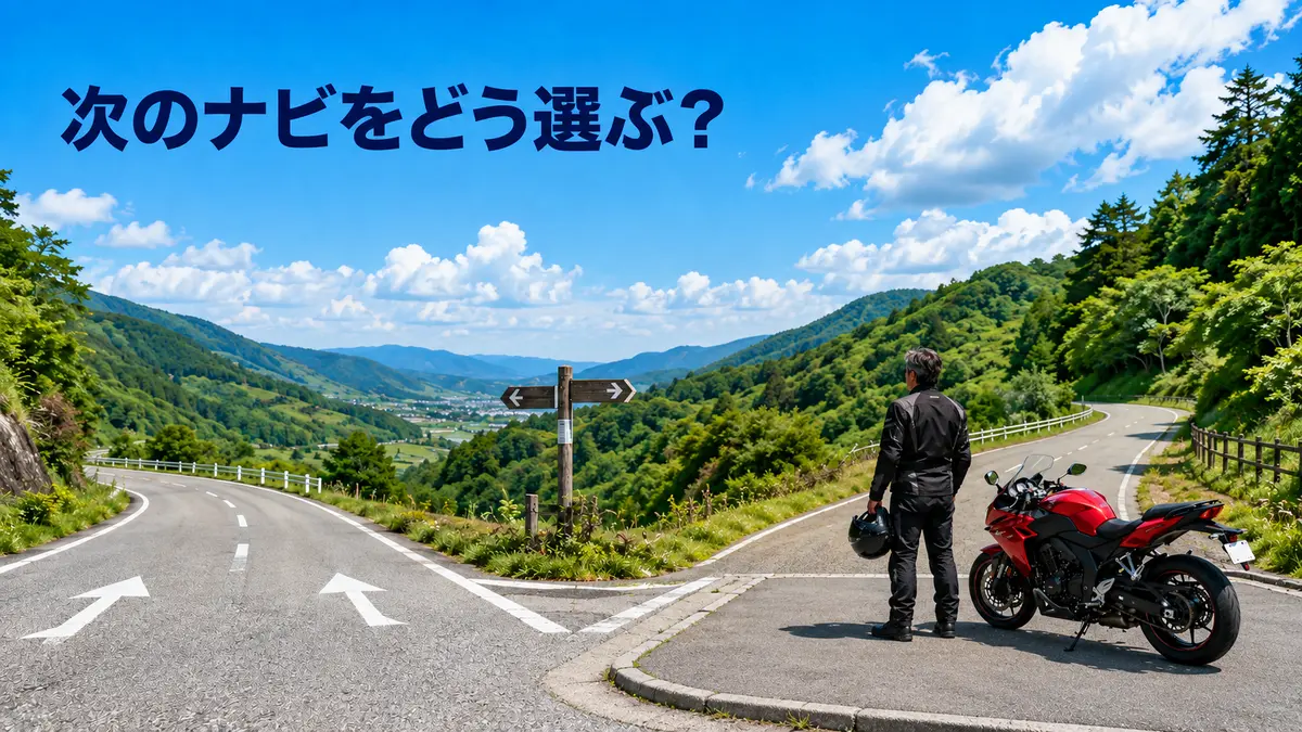 MOTTO GO終了後の次のナビを検討するイメージ