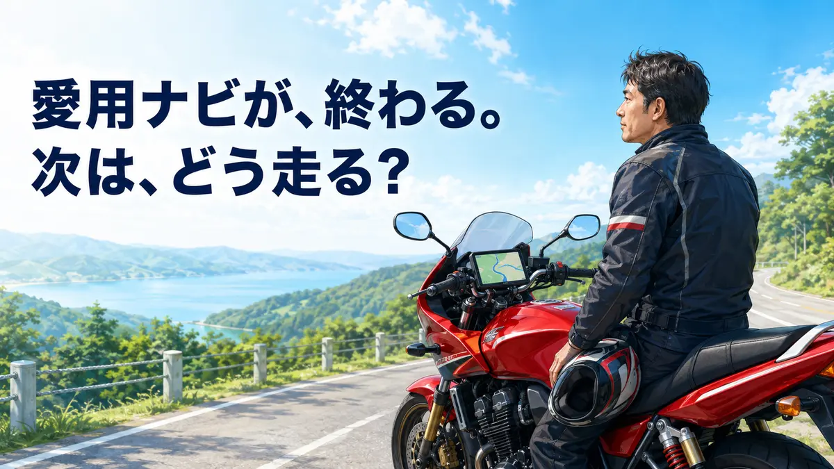 MOTTO GOサービス終了後の次のナビを考えるバイク乗り